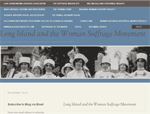 Tablet Screenshot of longislandwomansuffrage.com